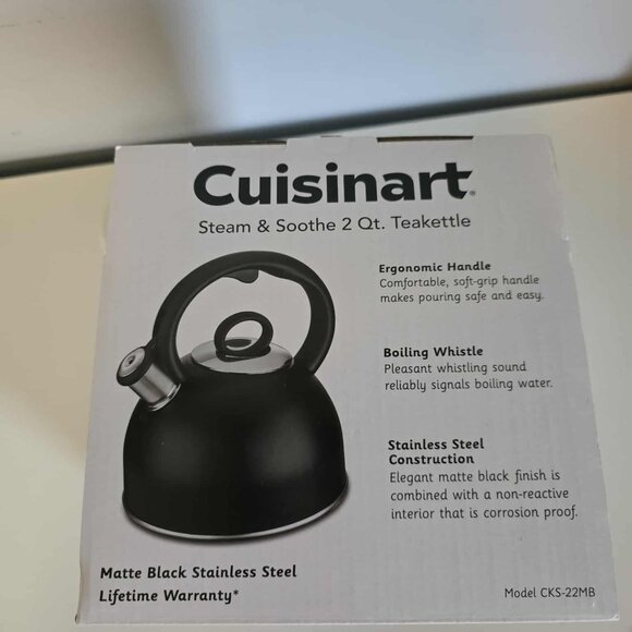 NWT Cuisinart Steam & Soothe 2 Qt. Teakettle - Picture 5 of 9